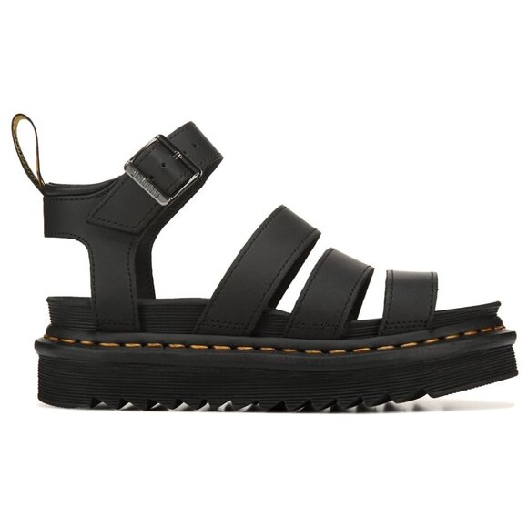 Dr. Martens Women's Blaire Platform Gladiator Sandal in Black Size 9 - Picture 4 of 12